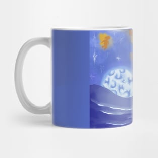 Pieces Fall yet Light Gathers Mug